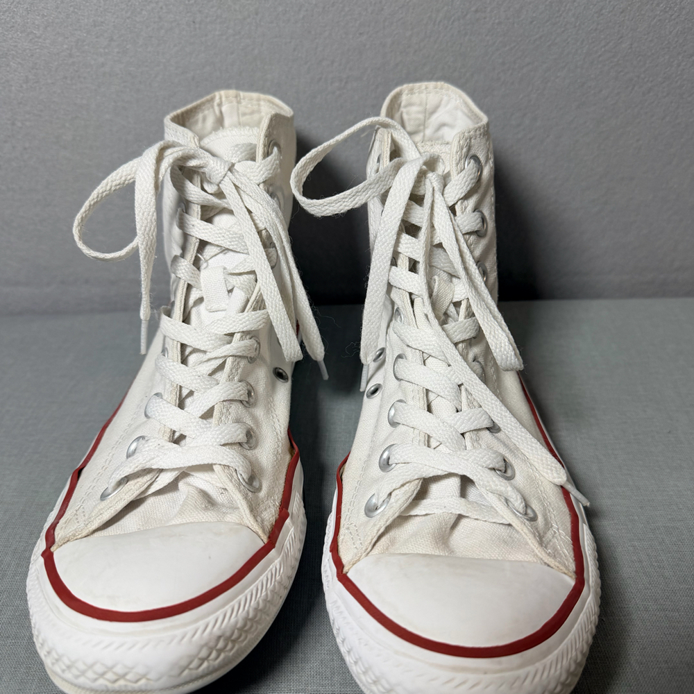 Converse All Star Mens 8 Women 10 White High Top Sneakers